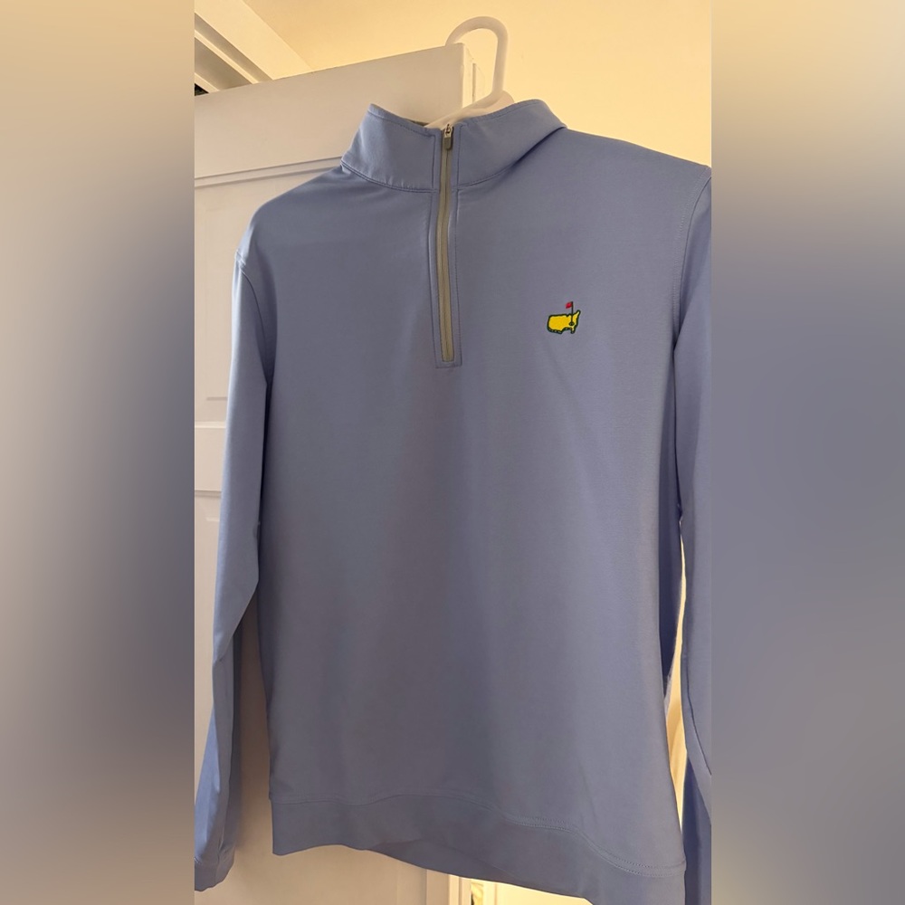 Masters Light Blue Quarter-Zip Performance Pullover